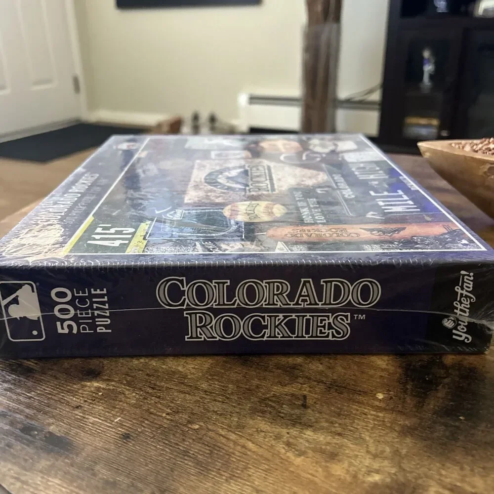 NEW MLB Colorado Rockies Throwback 500 Pieces Puzzle 24x18 You the Fan!